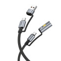 Kabel HOCO U138 pro cigaretový zapalovač 1,2 m - černý