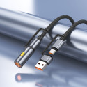 Kabel HOCO U138 pro cigaretový zapalovač 1,2 m - černý