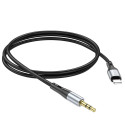 Kabel HOCO UPA22 pro audio zařízení 1 m - černý