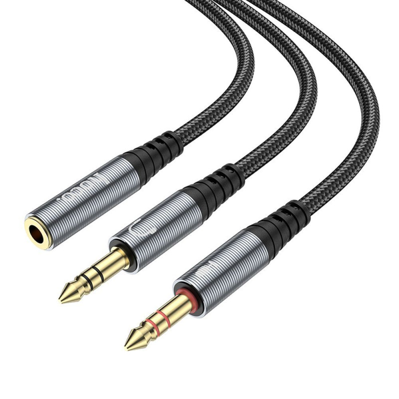 Kabel Hoco UPA21 pro audio zařízení 0,25 m - šedá