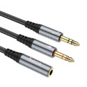 Kabel Hoco UPA21 pro audio zařízení 0,25 m - šedá