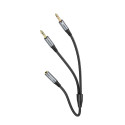 Kabel Hoco UPA21 pro audio zařízení 0,25 m - šedá