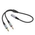 Kabel Hoco UPA21 pro audio zařízení 0,25 m - šedá