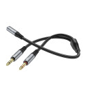 Kabel Hoco UPA21 pro audio zařízení 0,25 m - šedá