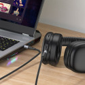 Kabel Hoco UPA22 pro audio zařízení 1 m - černá