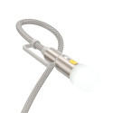 Kabel HOCO U138 USB-C/Lightning LED 60 W 1,2 m šedý