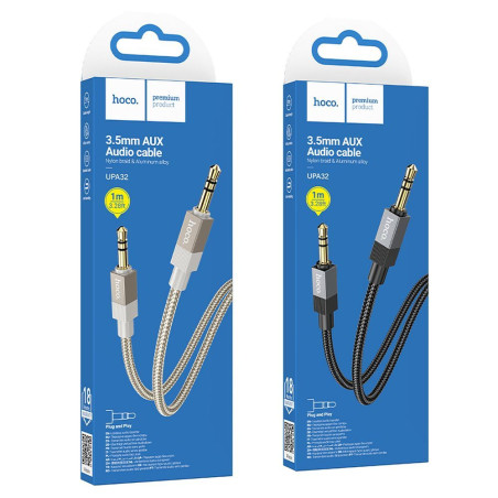 Kabel Hoco UPA32 pro audio zařízení 1 m - zlatá