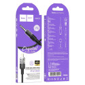 Kabel HOCO UPA27 pro zařízení s Lightning 1,2 m - černý