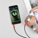 Kabel HOCO UPA11 pro audio zařízení 1 m - černý