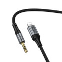 Kabel Hoco UPA33A AUX 3,5 mm – Lightning 1,5 m černý