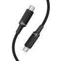 Kabel Hoco U153 EXTREME pro nabíjení zařízení USB-C 1,2 m - černá