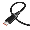 Kabel Hoco U153 EXTREME pro nabíjení zařízení USB-C 1,2 m - černá