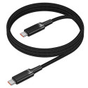 Kabel Hoco U153 EXTREME pro nabíjení zařízení USB-C 1,2 m - černá