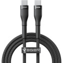 Kabel Veger USB-C to USB-C PD 240W CC03 1,5 m black