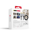 Kabel HDMI 2.1 Forcell CAFULE 8K 60Hz 4K 120Hz 1 m černý