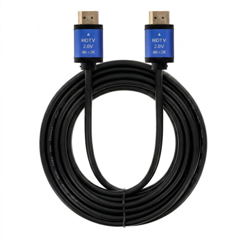 Kabel HDMI 2.0 Blue Star 4K 120Hz pro TV 3 m - černý