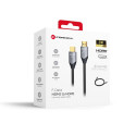 Kabel Forcell HDMI 2.1 CAFULE 8K 60Hz / 4K 120Hz pro TV / konzole 5 m - černý