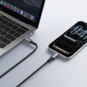 Kabel Veger CC1-ZSD USB-C 100W 5A s LED - černý