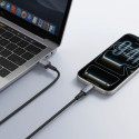 Kabel Veger PD 3A 66W USB-A na USB-C 1,2 m - černý