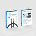 Kabel Veger VEGER PD 5A 240W CC2-MTB USB-C 1,5 m - černý