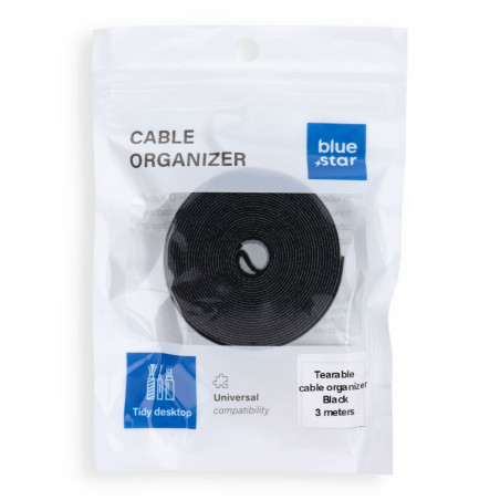 Organizér kabelů Blue Star PJ-COZ055 3 m černý