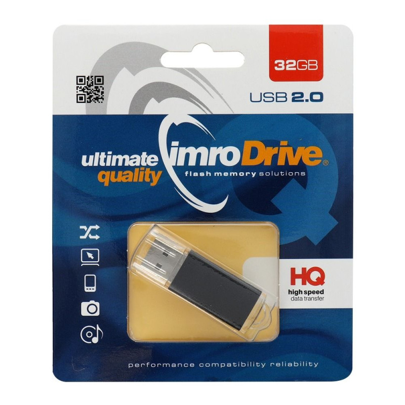USB flash disk IMRO 32GB USB2.0 BLACK  - černý