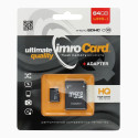 IMRO 64GB microSDXC/microSDHC 100MB/s Class 10 UHS I s adaptérem SD