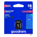 Goodram S1A0 microSD 16GB 100 MB/s UHS-I Class 10 s adaptérem