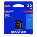 GOODRAM microSD 32GB 100MB/s UHS-I Class 10 s adaptérem