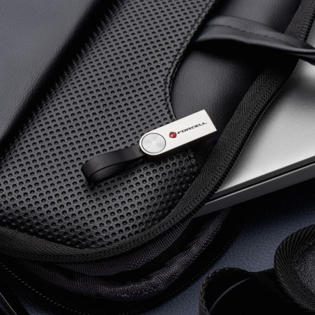 Forcell F-Data Metal 128GB USB-A – stříbrná