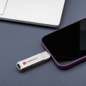 USB flash disk Forcell F-DATA METAL 64GB – stříbrná