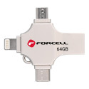 USB Flash disk 64GB Forcell F-Data Metal Quad