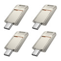 USB flash disk 16GB USB-C HOCO UD17 - perleťový nikl