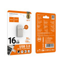 USB flash disk 16GB USB-C HOCO UD17 - perleťový nikl