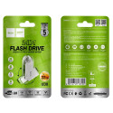 USB flash disk Hoco UD8 32GB USB A + USB C - perleťový nikl