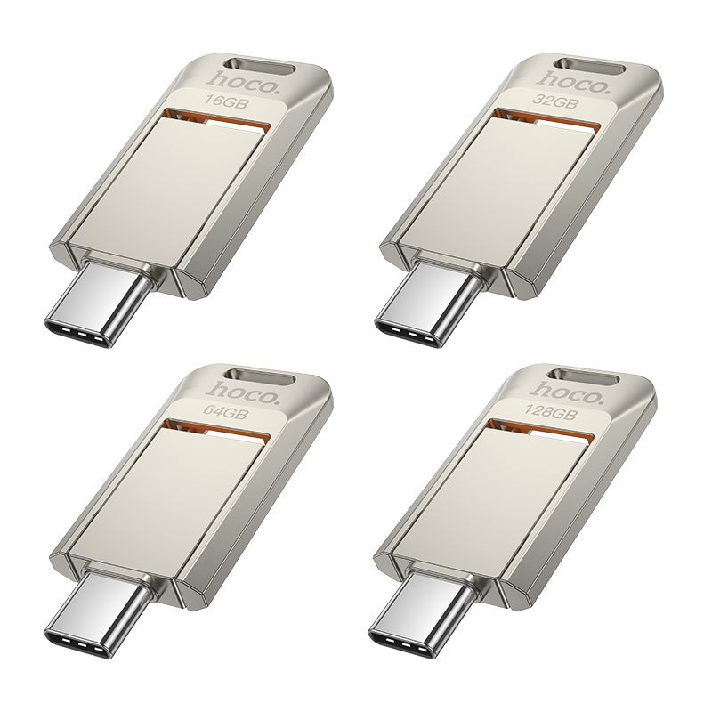 USB flash disk Hoco UD17 32GB pro USB-C - pearl nickel