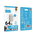 Pendrive 64GB USB 3.0 (USB C) Hoco UD17 pearl nickel