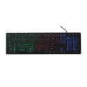 Klávesnice ART AK-20 USB A QWERTY s podsvícením - černá