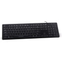 Klávesnice ART AK-20 USB A QWERTY s podsvícením - černá