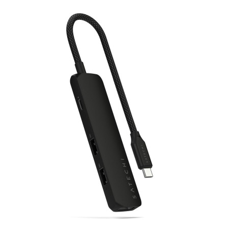 SATECHI ST-P4SK 4v1 USB-C adaptér s HDMI 4K 60 Hz – černá