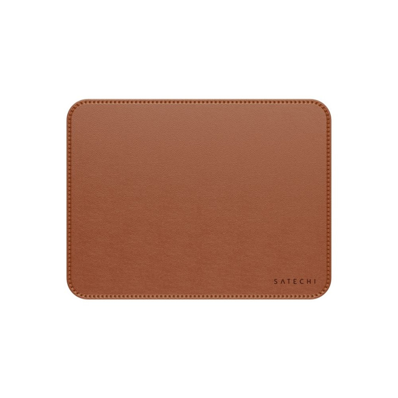 Podložka pod myš Satechi VEGAN LEATHER pro pracovní stůl - hnědá