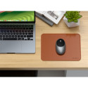 Satechi VEGAN LEATHER podložka pod myš hnědá