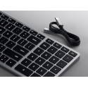 Satechi Slim X2 Bezdrátová QWERTY klávesnice - vesmírně šedá