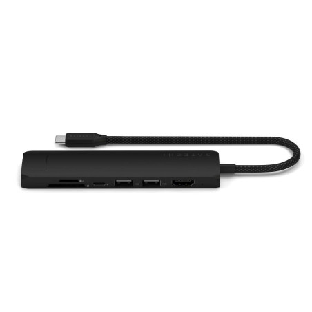 Satechi ST-P7SK 7v1 USB-C hub adaptér černý