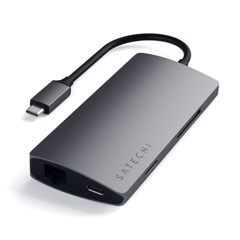 Nabíječka Satechi ST-TCMA2M 7in1 pro USB-C zařízení - vesmírně šedá