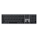 Satechi SLIM X3 bezdrátová QWERTY klávesnice - vesmírně šedá