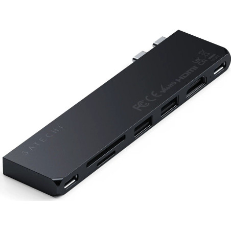 Satechi PRO HUB SLIM 7IN1 pro MacBook - temně inkoustová