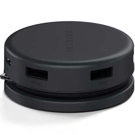 Satechi ST-POTG7C 7v1 USB-C hub pro notebook - midnight black