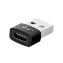 Redukce USB-A na USB-C ART C14 OTG - černá