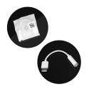 Huawei CM20 adaptér USB-C na Jack 3,5 mm AUX - bílý